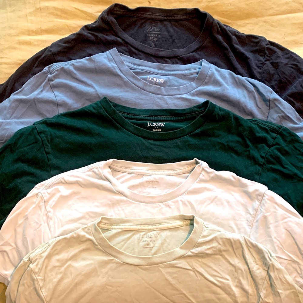 J. Crew Men's Short Sleeve Tees BUNDLE. All size S.